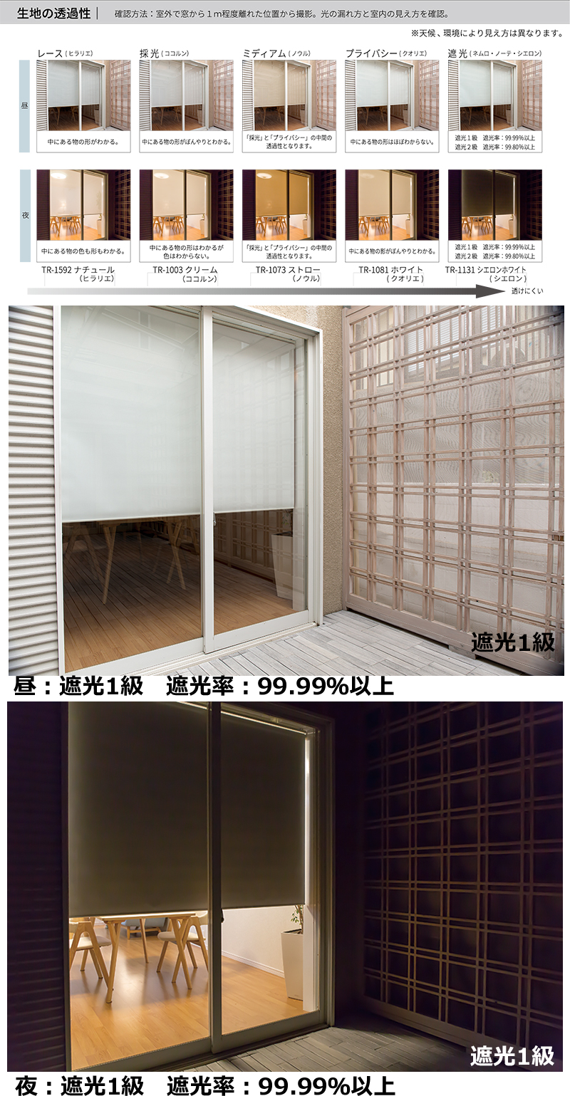 タチカワTKW遮光1級ロール